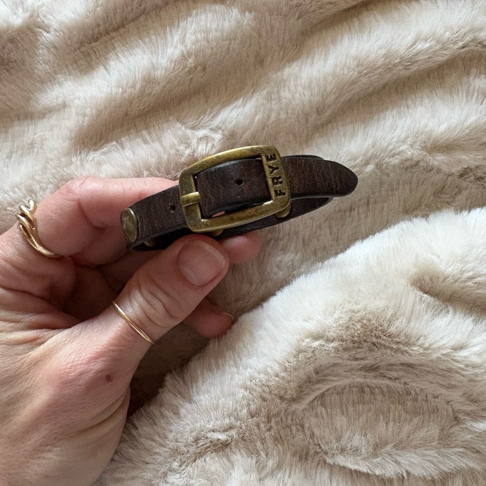 FRYE brand wrist cuff/bracelet genuine leather
